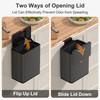 Mbillion Kitchen Compost Bin Hanging Trash Can with Lid 2.1