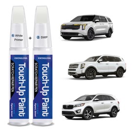 Snow White Pearl SWP Touchup Paint Compatible with Kia, 2-in-1 Scratch Repair Pen Exact Color Match, Car Scratch Repair Pen