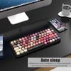 308i Bluetooth Wireless Keyboard 84 Keys Round Button Gaming Keyboard