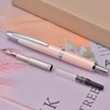 Jinhao 10 Series Press Gradient Peach Pink Retractable Extra Fine