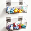 UNIKON Bath Toy Storage Holder Bathtub Toy Organizer, Large Capacity