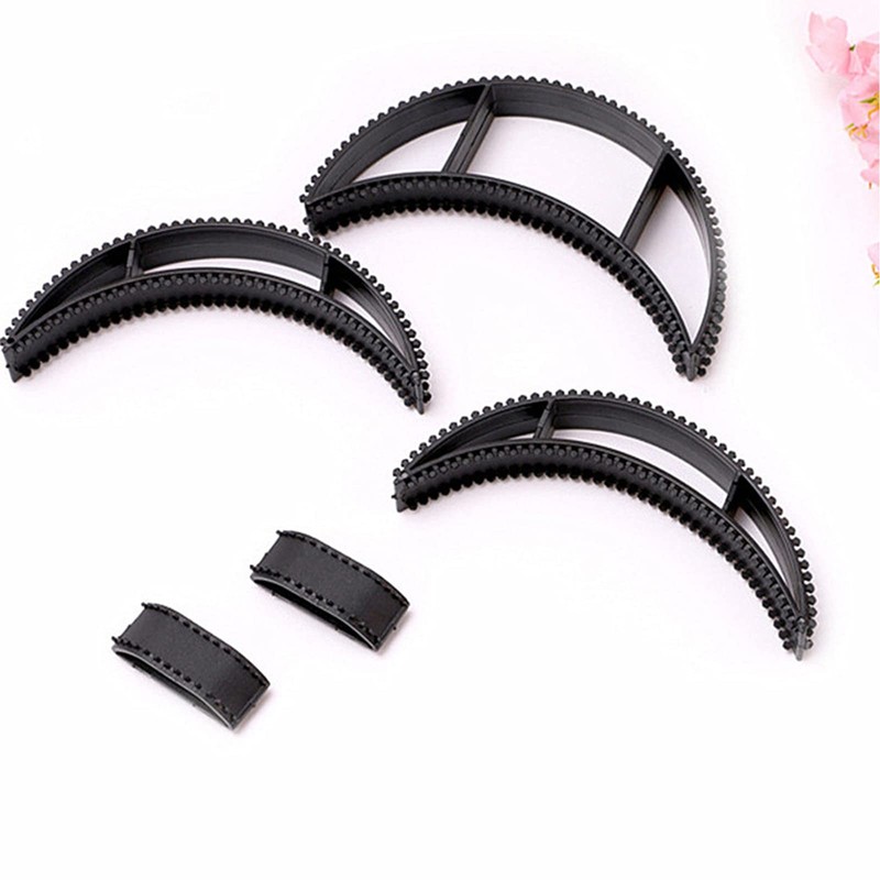 5Pcs Black styling coiler set Bump it Volume Hair hair