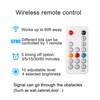 WOBANE Under Cabinet Lighting, 8PCS LED Strip Lights with Remote
