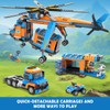 CUBIMANA City Jungle Adventurer Helicopter Building Toys - 1356PCS Forest