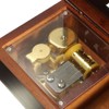 FnLy Antique Engraved Wooden Wind-Up Musical Box,Lilium from Elfen Lied