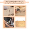 Mr. Pen- Nail Assortment Kit, 600 pcs, 4 Sizes, Bronze,