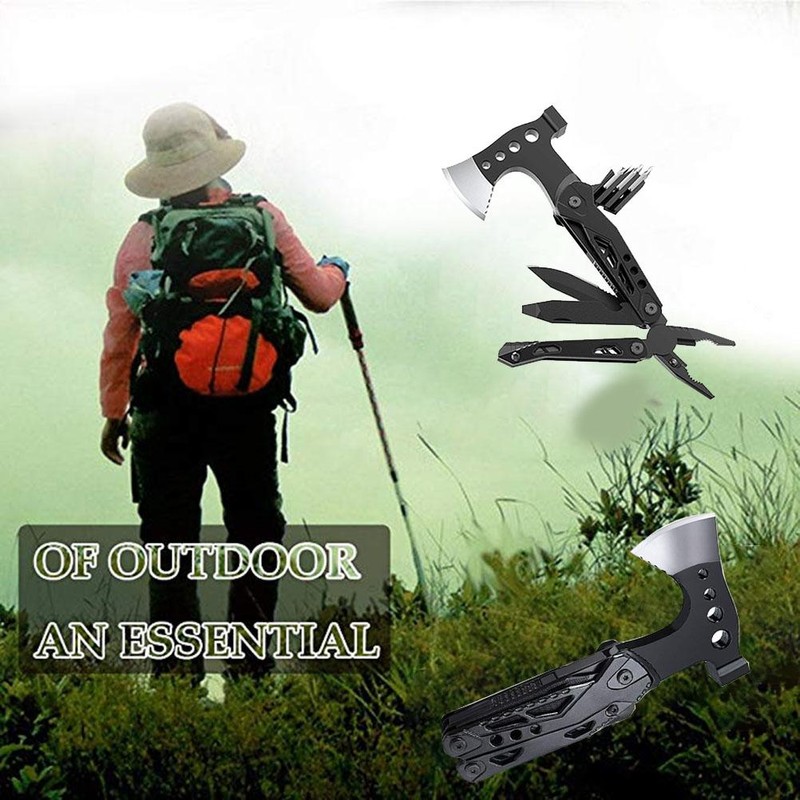 Portable Multi Tool Folding Multi Purpose Axes Stainless Survival Tools