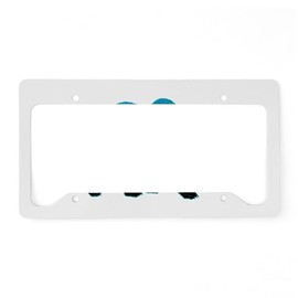 CafePress A Blue Moon License Plate Holder Aluminum License Plate Frame, License Tag Holder