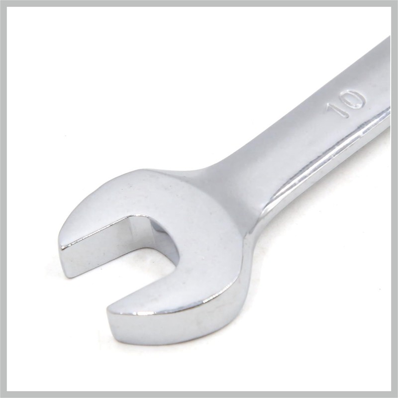 RATCHROLL 10mm Swivel Head Combination Socket Spanner Wrench Auto Car
