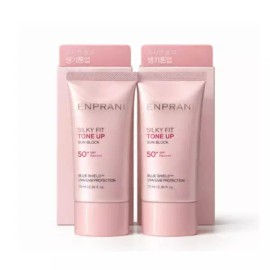Enprani 2개 엔프라니 실키핏 톤업 선블록 70ml 2 Pieces Enprani Silky Fit Tone-Up Sun Block 70ml