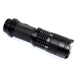 HQRP 365 nM Flashlight/Blacklight 3 Watt for Glass Inspection, Art Forgery/Repair tests, Antique Inspection