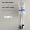 500ml Pressure Infuser Bag with Gauge and Pump Transparent Hospital