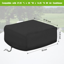 RV Air Conditioner Cover for Dometic Brisk II Air Conditioners，RVs, Travel Trailers, Toy Haulers, and 5th Wheel Trailers，Waterproof RV Air Conditioner Cover