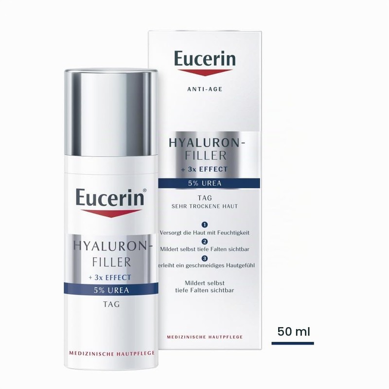 Eucerin Anti-Age Hyaluronic Filler Cream 5% Urea Day 50 ml