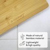 JS Gourmet Wooden Bamboo Bathroom Body Weight Scale with Digital