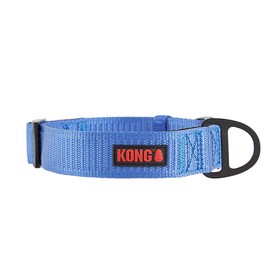 KONG Max HD Ultra Durable Neoprene Padded Dog Collar (Small, Blue)
