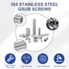 PATIKIL 3/8-16x3/4" Internal Hex Socket Set Grub Screws, 10 Pcs