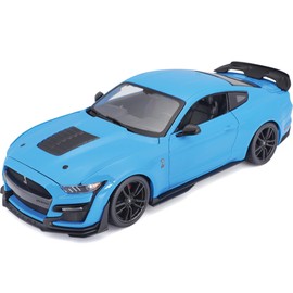 Maisto Diecast Cars 2020 Ford Mustang Shelby GT500 Light Blue Special Edition 118 Diecast Model Car by Maisto 31452