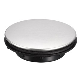 QUARKZMAN Brushed Stainless Steel Tap Hole Cover, Sink Tap Hole Cover for Kitchen Countertop, 1 Piece (1.1 to 1.4 Inch Diameter)