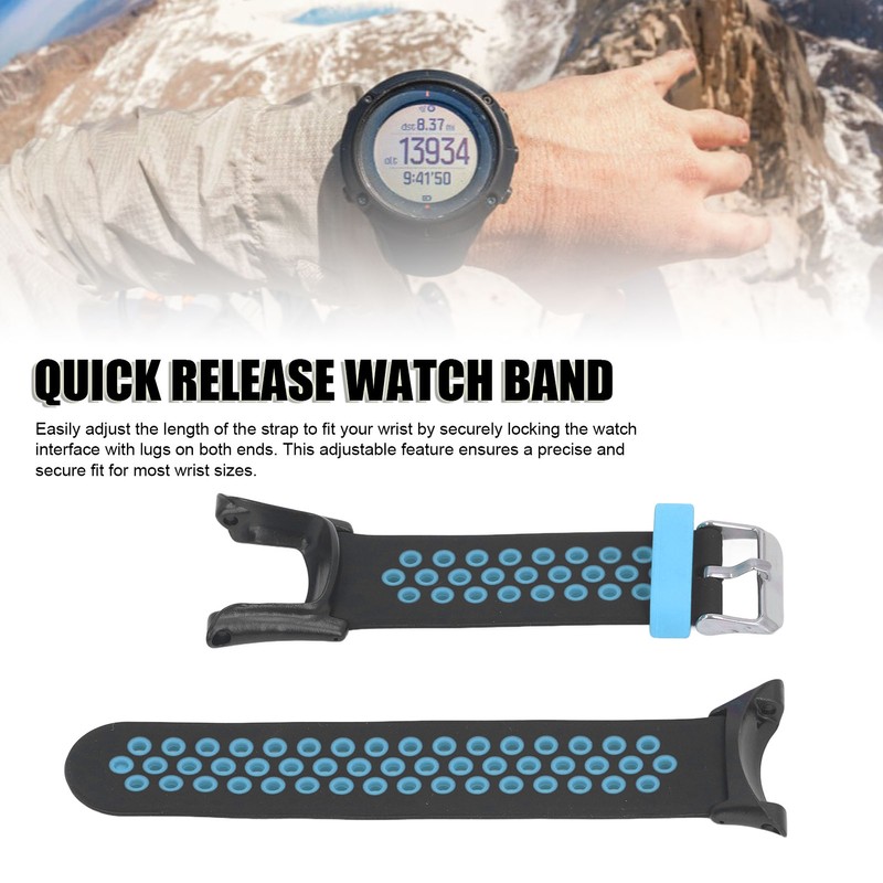 Silicone Quick Release Wristband Replacement Waterproof Accessory Silicone Watch Wristbands