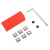 Slab Flattening Router Bit Insert Detachable Cemented Carbide 1/2in Shank