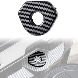 VEISUTOR Ignition Switch Cover for Street Glide 24-25, Carbon Fiber Pattern Front Ignition Switch Panel Trim Switch Housing for Harley Street Glide CVO 23-25 FLHXU 2025 Accessories