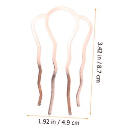 Healvian Hair Brush Styling Comb for Girls Metal Side Hair Comb for Women Girls