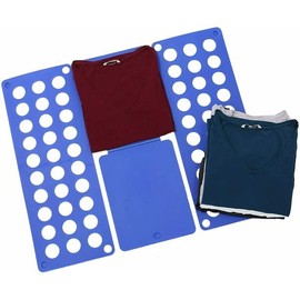Flip It-Fold It T-Shirt Laundry Folder, 3 Folding Board for T-Shirts (Purple, 3 Board)