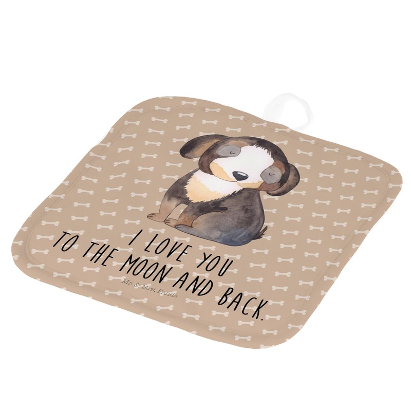 Mr. & Mrs. Panda Pot Holder Dog Relaxing - Gift,