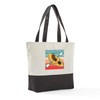 CafePress Kayaking Boating Canvas Tote Top Zipper Closure