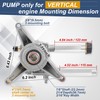 Tool Daily Vertical Pressure Washer Pump, Upgraded 7/8” Shaft Replacement