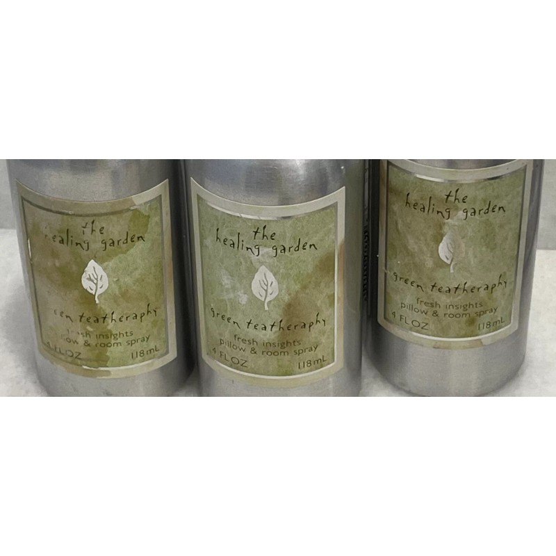 The Healing Garden Green Teatheraphy Fresh Insights Pillow & Room