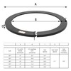 polwkscas Trampoline Pad 10ft 12ft 14ft 15ft 16ft Trampoline Replacement