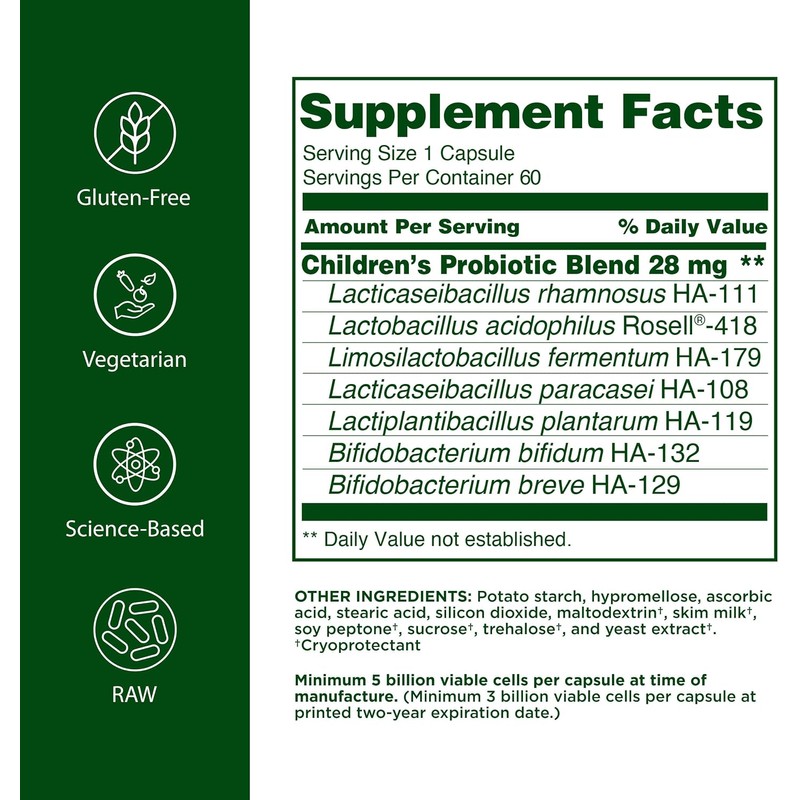 Udo's Choice - Children's Blend Probiotic Capsules - 60 count