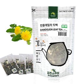 [Medicinal Korean Herb Tea] 100% Natural Dandelion Leaves Tea (Dandelion Leaves) / 민들레 잎 티백 차 30g (15 teabags)