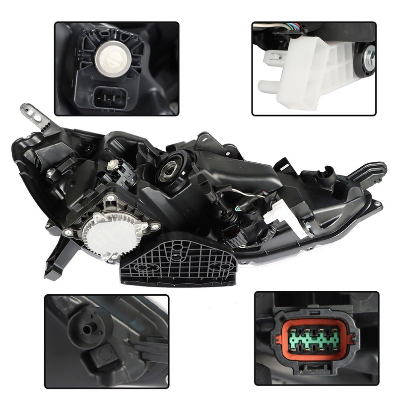 labwork Headlight Assembly Replacement for Nissan Sentra 2016-2018 SL SR