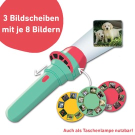 moses. Small Slideshow Baby Animals Projector Torch for Kids, 24 Image Designs with the Cutest Animal Children, for Home Discovery