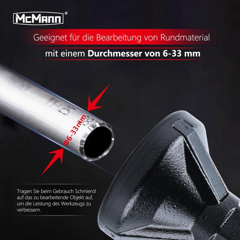 MCMANN External Deburring Chamfer Tool Metal Deburring Tool Hex Shank