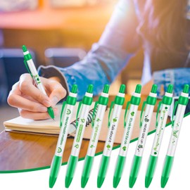 Ctosree 60 Pcs Mental Health Awareness Pens Gifts Bulk 12 Style Green Ribbon Retractable Gel Pens Black Ink Mental Health Awareness Accessories Favors Items for Office Charity Stuffers