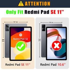Acelive Case Cover for Redmi Pad SE 11 inch Tablet 2023