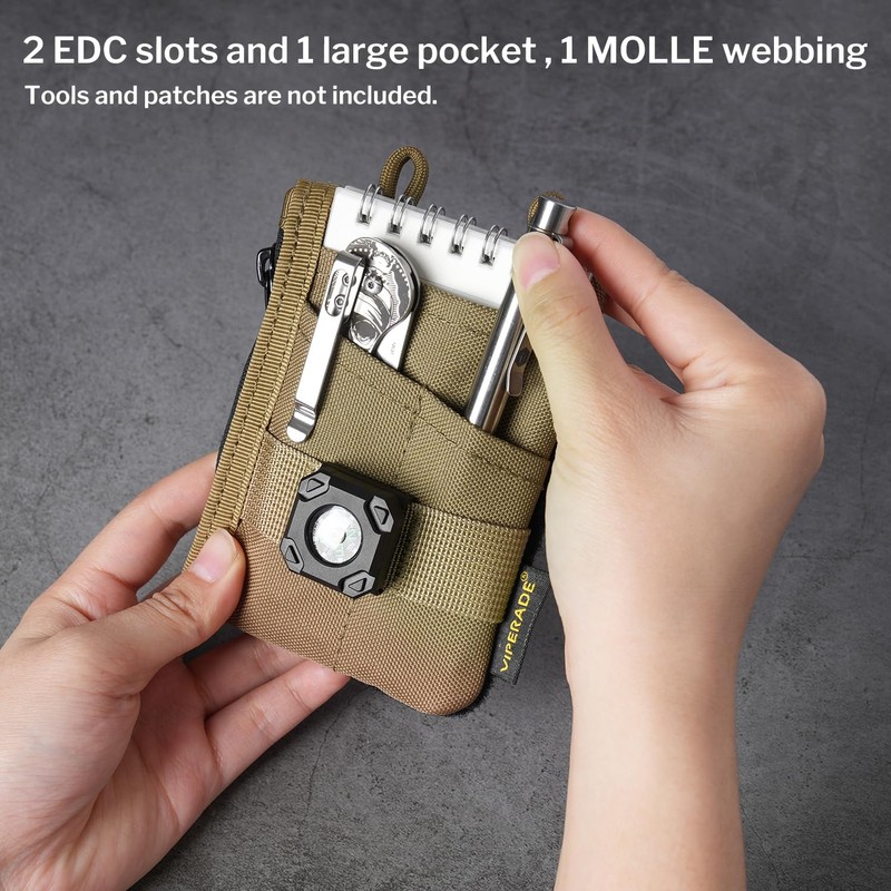 VIPERADE VE18-S Small EDC Pouch Tool Organizer,Multifunction Small Tools Pouch