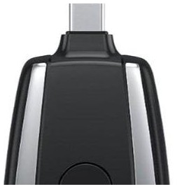 Portable Keychain Charger: AnywhereCharge Compact Wireless Phone PowerPod - Colour: Black Android