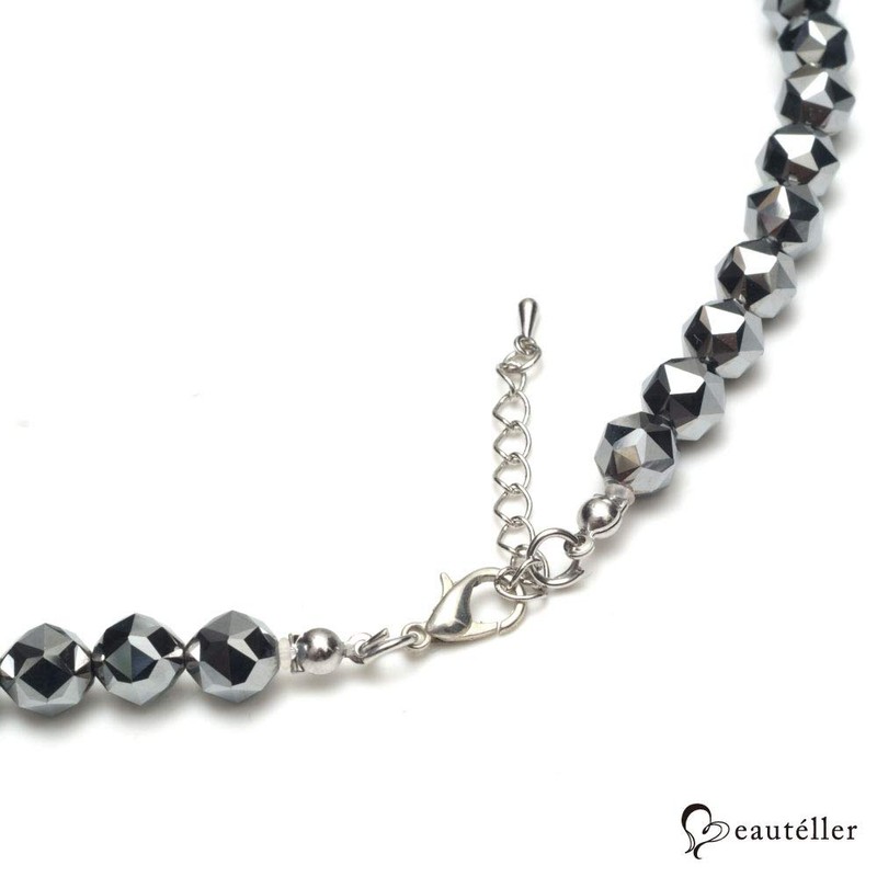 terahertz Ore Necklace Star Cut 8 mm Stamp Gemstone Power Stone