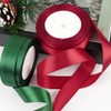 Christmas Ribbon Red Green Satin Ribbon Gift Ribbon