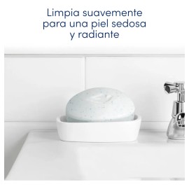Dove Jabón Barra Exfoliación Suave Cuidado Piel Perlas Exfoliantes Crema Humectante 90g