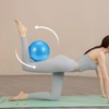 Kisangel Pilates Ball Exercise Ball Small Workout Ball Portable Trainer