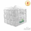 PMLAND Acrylic Ice Cubes Square Shape 2 Lbs Bag, for