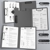 SFLHHDM Clip Holder, A4 Binder, Foldable, Clipboard, Thin, Easy to