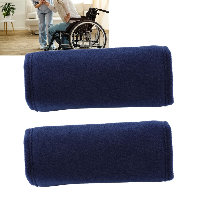 2pcs Walker Handle Pads Anti Slip Comfort Cushion Wheelchair Armrest