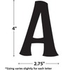 Teacher Created Resources Black 4" Wild Whimsy Letters Combo Pack